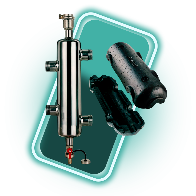 Гидравлическая стрелка Vaillant VGR vPUMP LH stainless