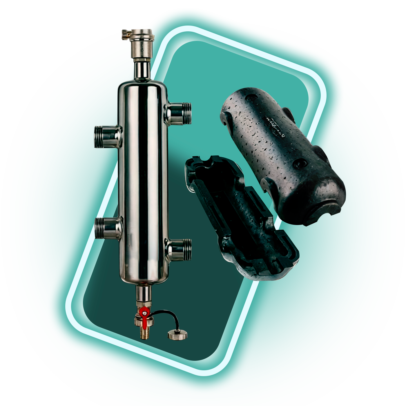 Гидравлическая стрелка Vaillant VGR vPUMP LH stainless
